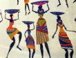 African Wax Print Cotton Ankara Fabric - Village Ladies 147