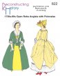 Reconstructing History #RH822 - Open Robe Anglais Sewing Pattern with Polonaise Option