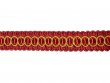 Fancy Gimp Trim #115 - For Home Decor and Upholstery - Red & Gold