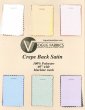 Color Card - Crepe Back Satin Fabric ***Temporarily out of stock***