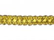 Louisa Metallic Braid - Trim #320 - Yellow with Metallic Gold