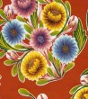 Wholesale Oilcloth - Bloom Red - 12 yds