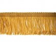 Rayon Chainette Fringe - Mustard Gold #3 - 2 inch