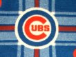 Chicago Cubs Fabric - Polar Fleece Plaid #6612