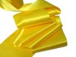 Wholesale Double Faced Satin Ribbon - 3.75" Yellow #81 - 27.5 yards