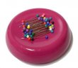 GrabbIt Magnetic Pin Cushion - Raspberry