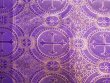 Metallic Church Brocade Purple-Gold