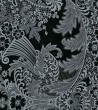Oilcloth - Paradise Lace Grey on Black