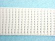Ribbed Woven Non-Roll Elastic - White 1"