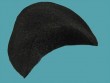 Wholesale Shoulder Pad #1181 - 1/4" Uncovered Raglan Pads - Black, 100 pairs