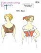 Reconstructing History #RH834 - Early 1800s Regency Corset Stays Sewing Pattern