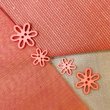 VF193 Button - Coral Flower in two sizes