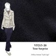 VF215-20 Tour Surprise - Navy Ponte Twill Double Knit Fabric