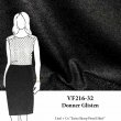 VF216-32 Donner Glisten - Black Ponte Double Knit Fabric with Very Subtle Crackled Shimmer Face