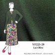 VF223-29 Lei Olive - Green Imported French Terry Knit Fabric