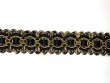 Haute Gimp Braid - Style 781 Black-Antique Gold