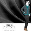 VF225-41 Dożynki Elegance - Black Lyocell Rayon Twill Fabric from Telio