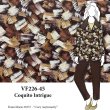 VF226-45 Coquito Intrigue - Reversible Novelty Shimmer Stretch Jacket Fabric from Italy