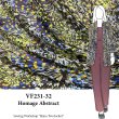 VF231-32 Homage Abstract - Dynamic Print on Black Hi-Multi Polyester Chiffon Fabric