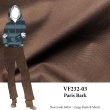 VF232-03 Paris Bark - Brown Stretch Cotton Poplin Fabric