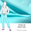 VF233-30 Import Aqua - Blue Stretch Poly-Cotton Micro-twill Fabric