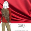 VF235-06 UAP Ginger - Dark Rust Supple Ponte de Roma Knit Fabric