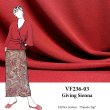 VF236-03 Giving Sienna - Rust Liverpool Crepe Knit Fabric