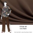 VF241-03 Love Bark - Warm Brown Techno Crepe Scuba Knit Fabric 240 GSM