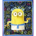 Quilting Cotton Panel Print Fabric - Egyptian Minions