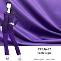 VF236-22 Faith Regal - Purple Lightweight Poly-Cotton Stretch-Woven Poplin Fabric