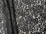 Celebration Stretch Lace Fabric - Beautiful Black