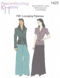 Reconstructing History #1425 - 1941 Ladie's Lounging PyjamasReconstructing History #RH1425 - 1941 Lounging Pajamas Sewing Pattern