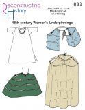 Reconstructing History Pattern #RH832 - 18th century Women's Underpinnings