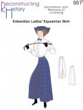 Reconstructing History #RH951 - Edwardian Ladies' Equestrian Split Riding Skirt Sewing Pattern