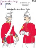 Reconstructing History #RH954 - Victorian Era British Army Dress Tunic Sewing Pattern