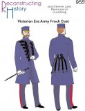 Reconstructing History Pattern #RH955 - Victorian Era British Army Frock Coat