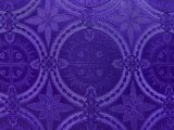 Damascene Church Brocade Fabric - Purple
