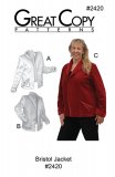 Great Copy #2420 Bristol Jacket Sewing Pattern - cover