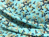 Printemps Digital Cotton Shirting Fabric - 130268 Sky Blue Multi