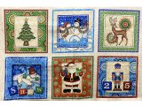 Quilting Cotton Print Fabric - Christmas Panel - Santa is Coming to Town by Dan Morris