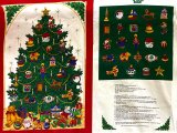 Quilting Cotton Print Fabric - Christmas Panel - Toyland Advent Calendar