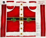 Quilting Cotton Print Fabric - Christmas Panel - Santa's Apron Craft Panel