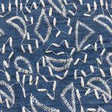 Embroidered Denim Fabric #38802 - Bleach Blue