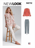 New Look 6712 - Misses' Top and Pants Sewing Pattern