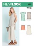 New Look #6461 - Misses' Dress + Tunic + Top + Cropped Pants Sewing Pattern