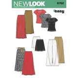 New Look #6762 Misses' Separates Sewing Pattern