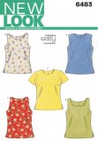 New Look 6483 - Misses' Tops Sewing Pattern