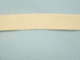 Wholesale Braided Cotton Elastic 1025 - Natural 1"   36yds   ***Temporarily Out of Stock***