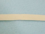 Wholesale Braided Cotton Elastic 7737 - Natural 3/8" - 144yds ***Temporarily Out of Stock***
