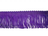 Wholesale Rayon Chainette Fringe - Purple #33, 2 inch  - 36 yards